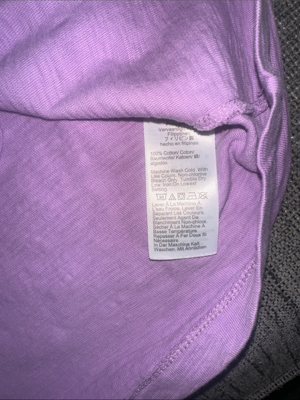 J. Crew Lavender Girlfriend Tee Crewneck - Picture 4 of 5